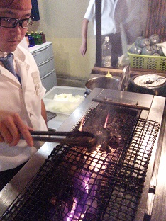 盛太with焼き場