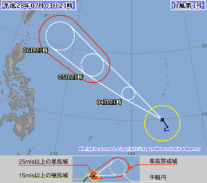 台風画像